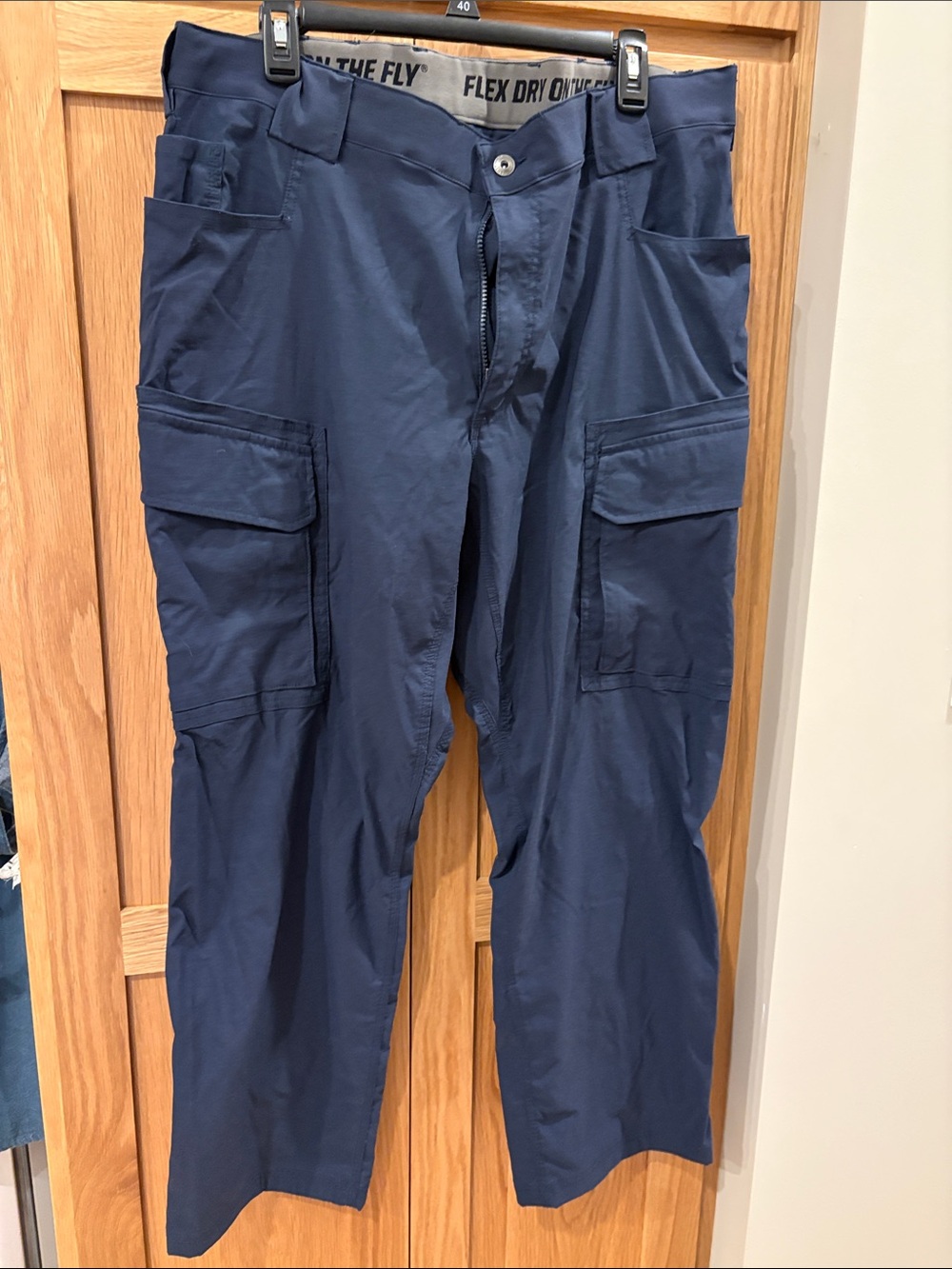 Flex Dry On The Fly Men's Duluth Navy Cargo Pants
